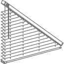 Dreiecksfenster Jalousie