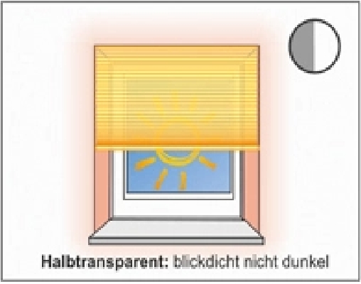 Stoff Halbtransparent