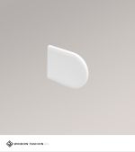 weiß Vorschau Endkappe für Metallträger Rollos S #1W weiß