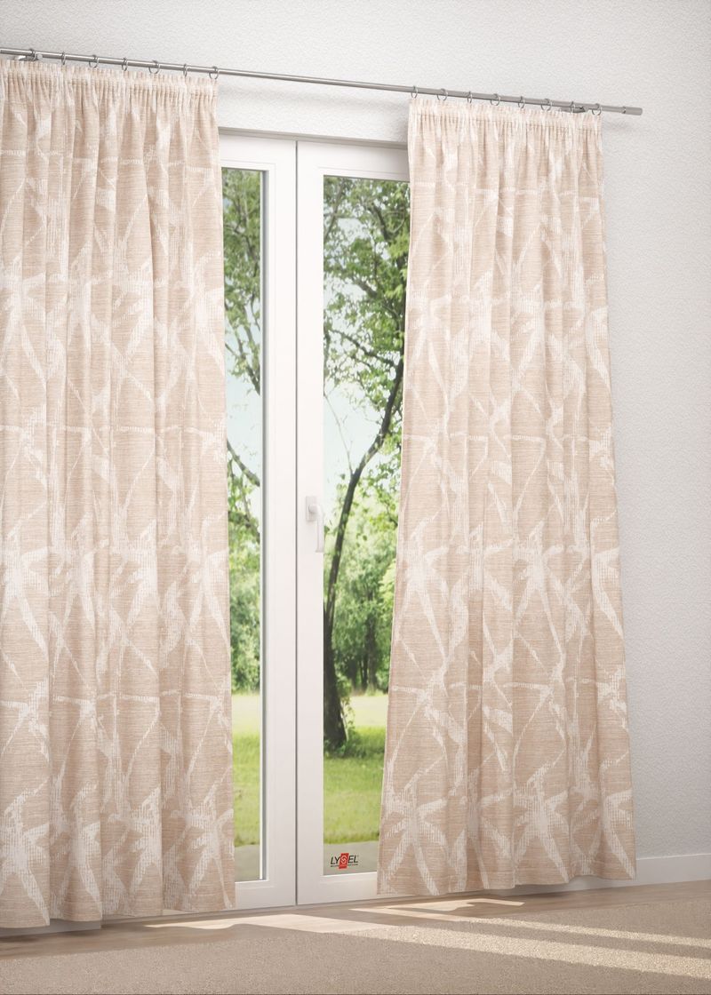 Dekoschal in Beige