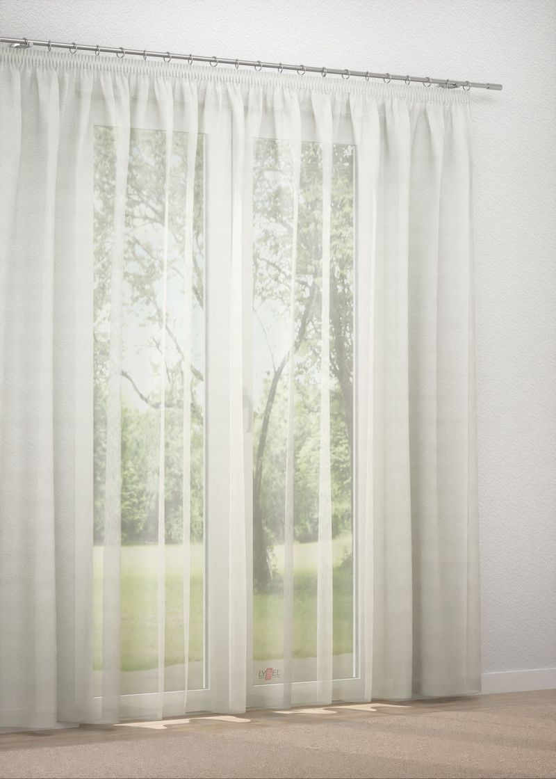 Gardinenstore in weiß