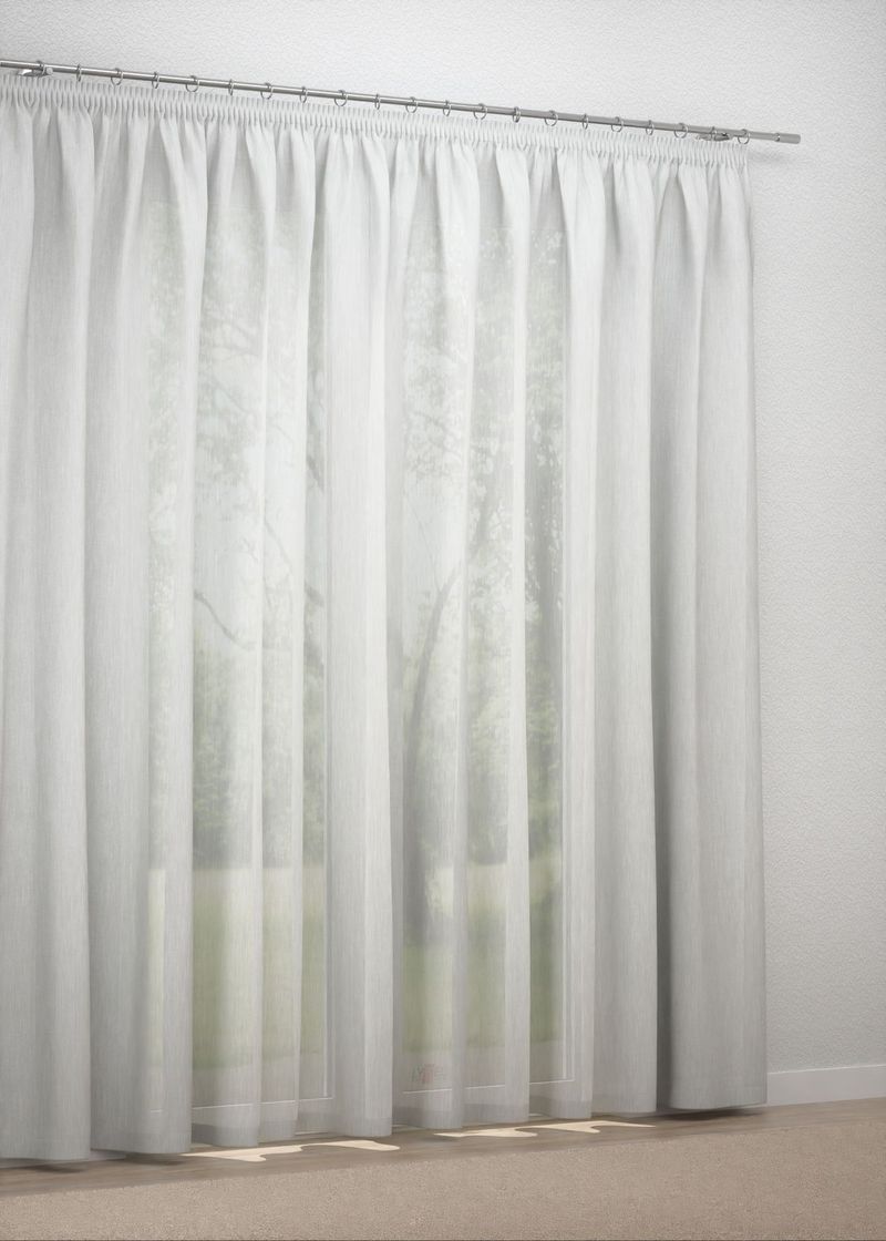 Gardinenstore in Grau