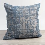 pastellblau Vorschau Lysel - Dekokissen Betio #1W in anthrazit pastellblau