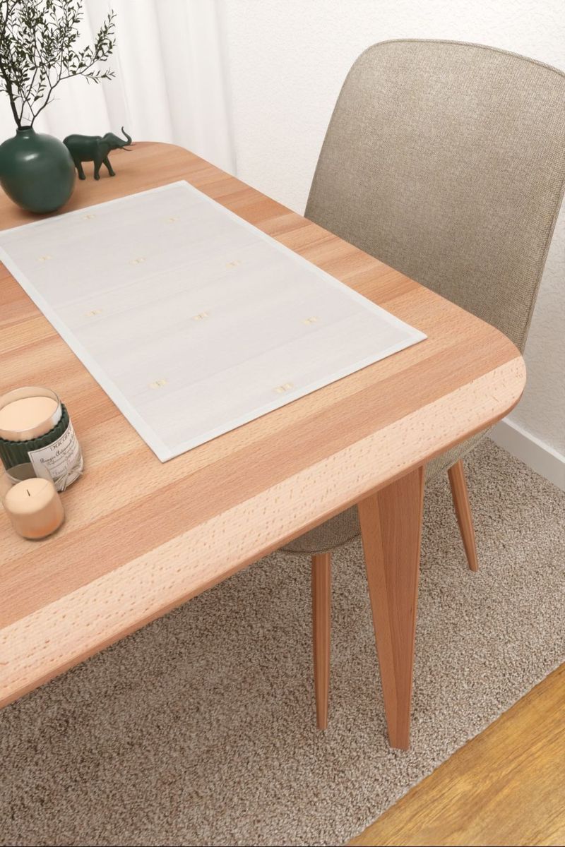 Platzdeckchen in beige