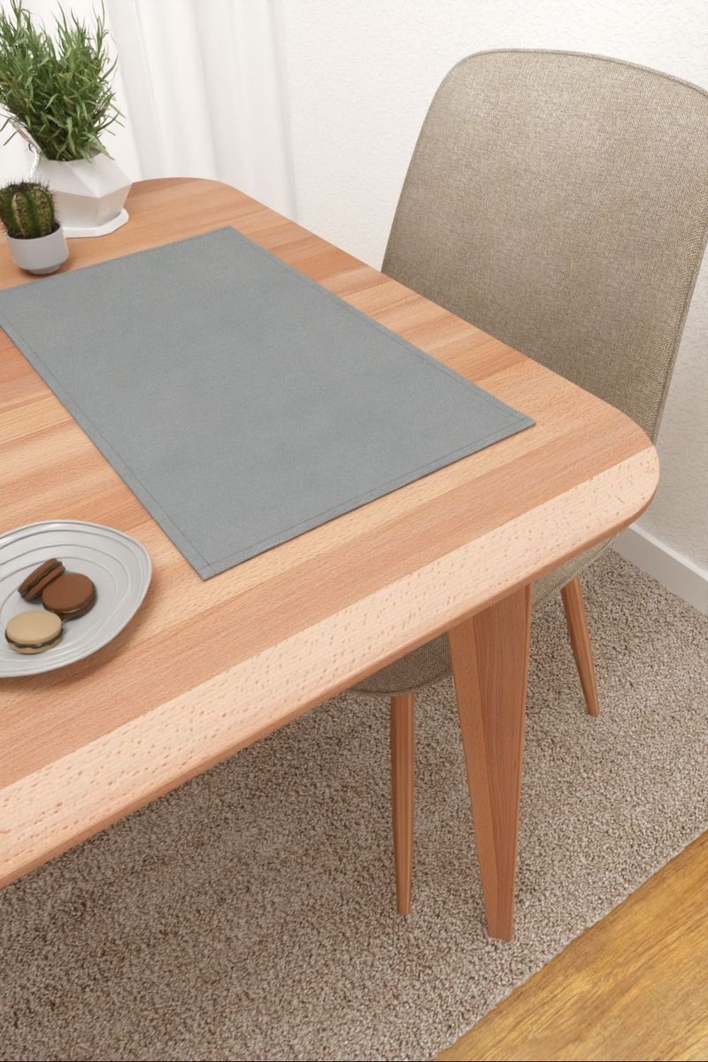 Platzdeckchen in grau