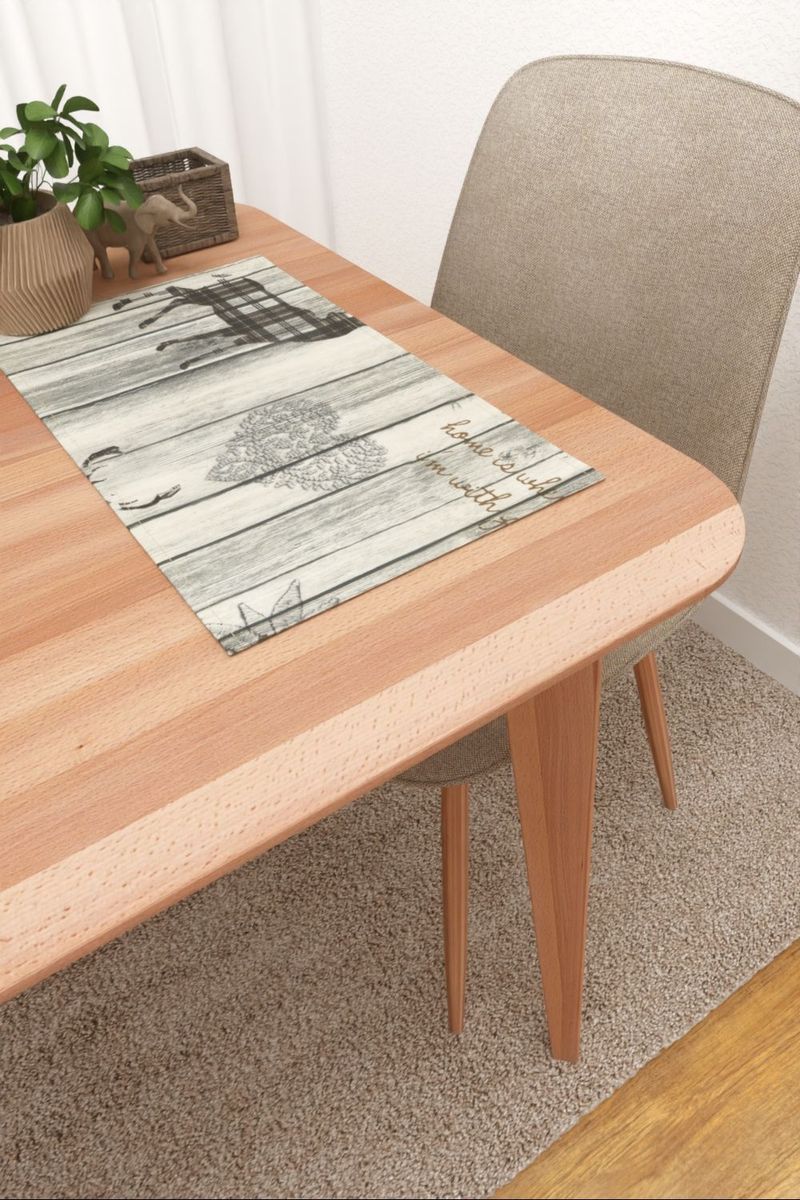 Platzdeckchen in Beige