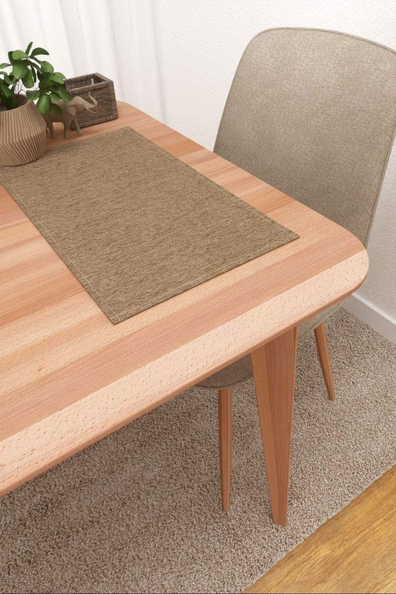 Platzdeckchen in beige