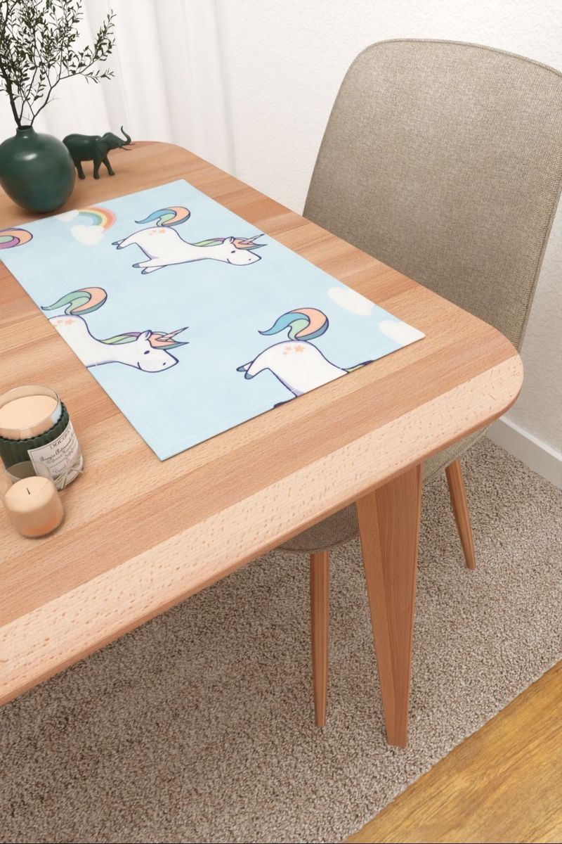 Platzdeckchen in Blau