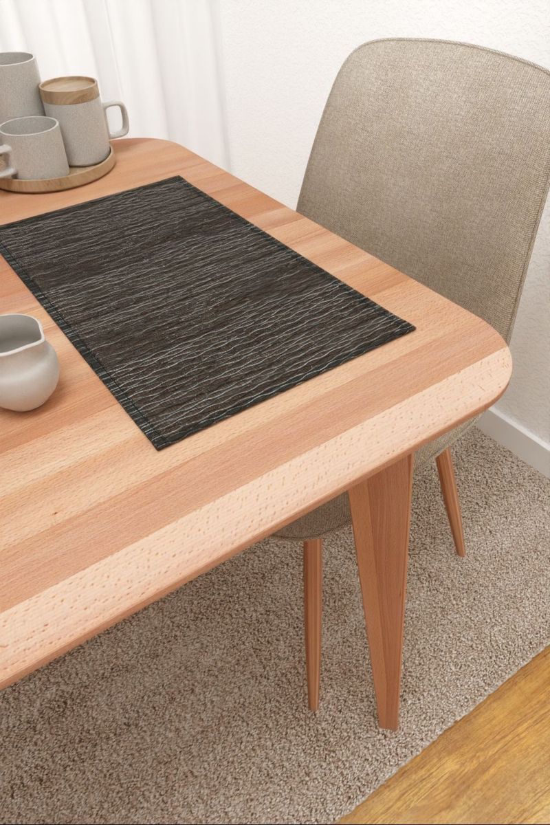 Platzdeckchen in Schwarz