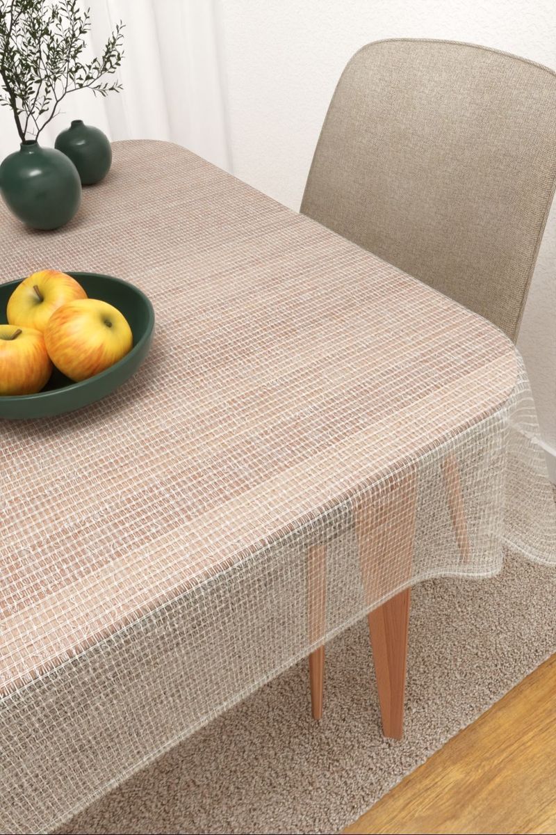 Tischdecke eckig in Wei