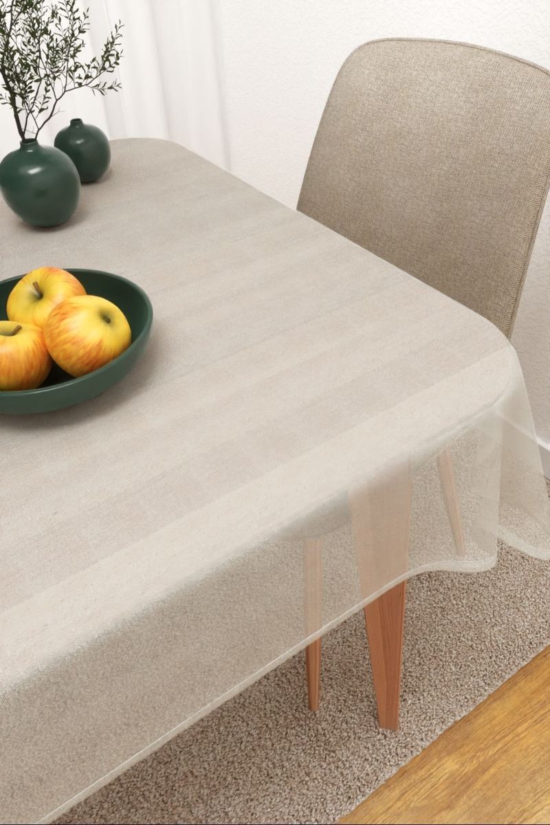 Tischdecke eckig in wei