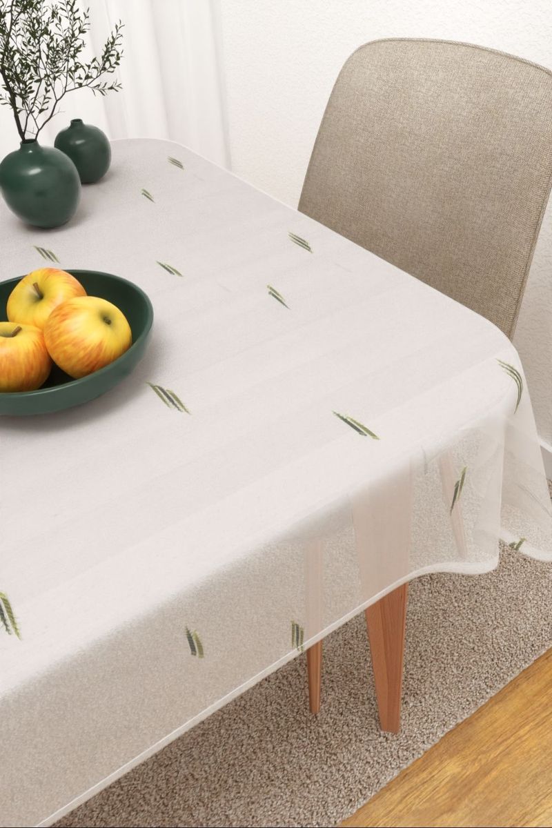 Tischdecke eckig in grn
