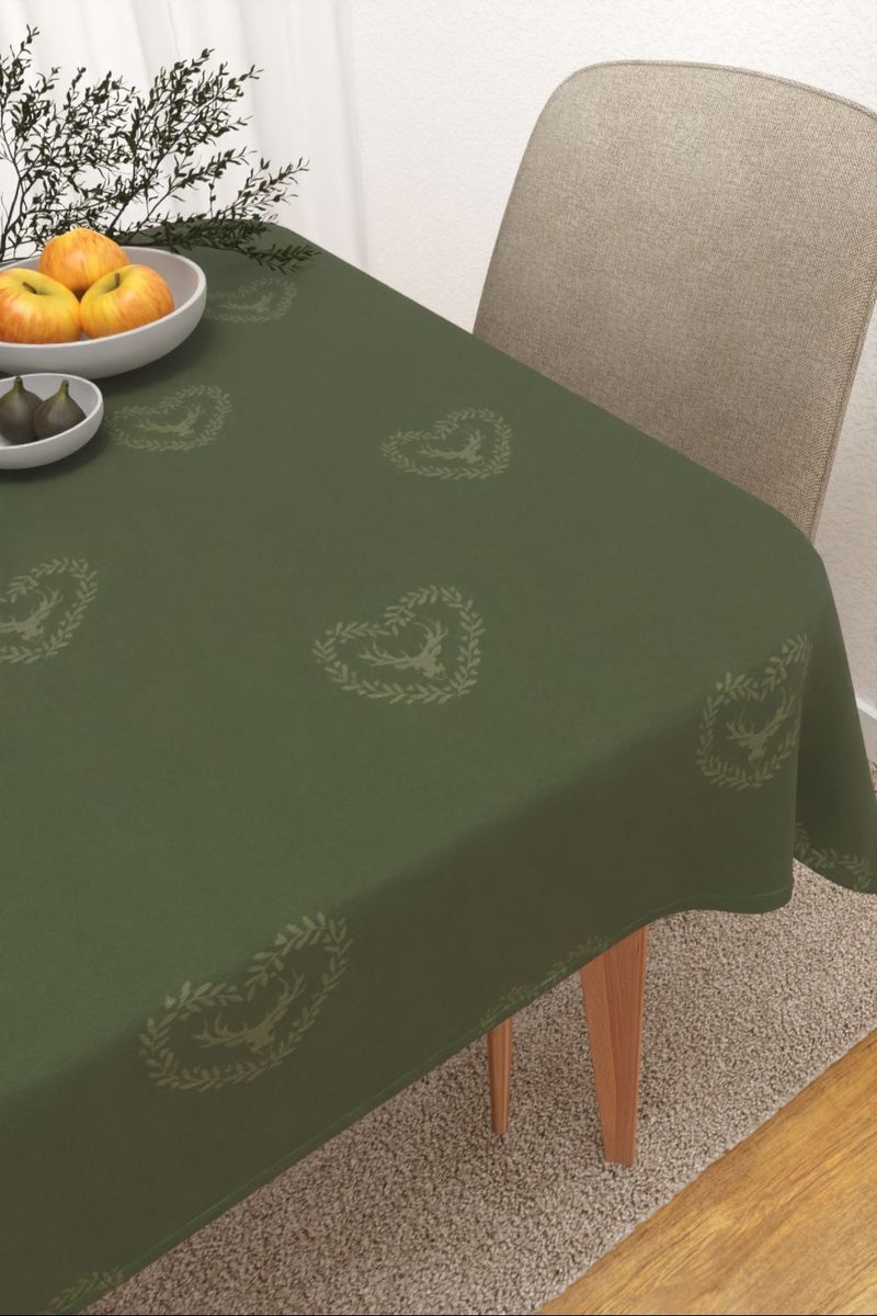 Tischdecke eckig in Grn