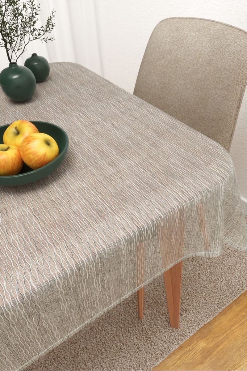Tischdecke eckig in Wei
