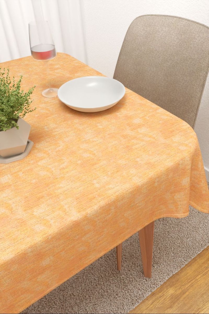 Tischdecke eckig in orange