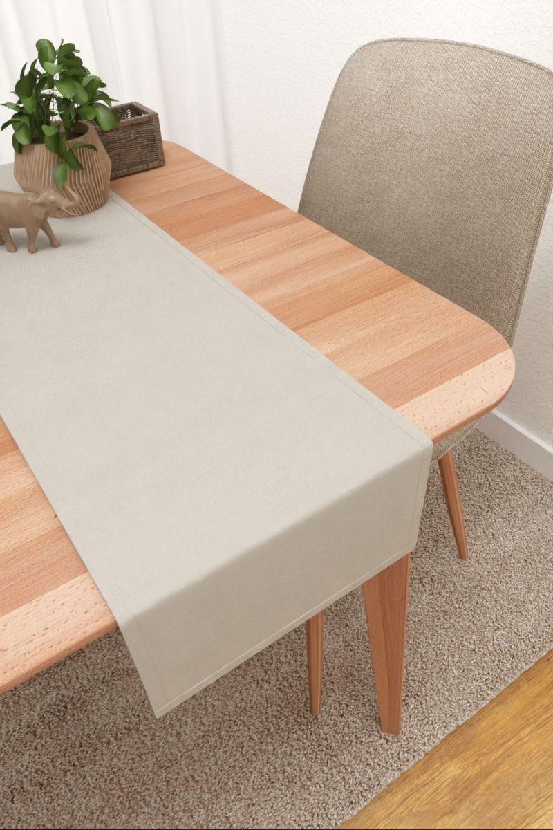 Tischlufer in beige