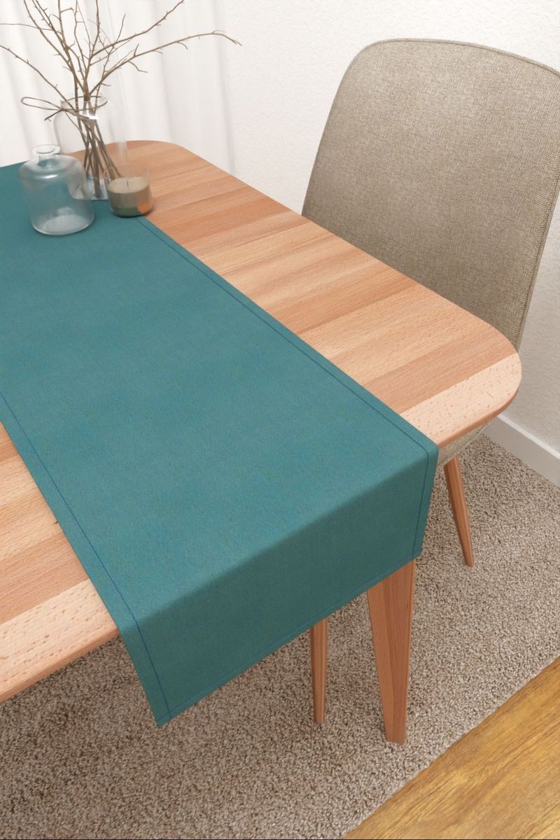 Tischlufer in blau