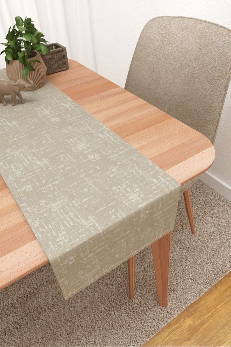 Tischlufer in beige