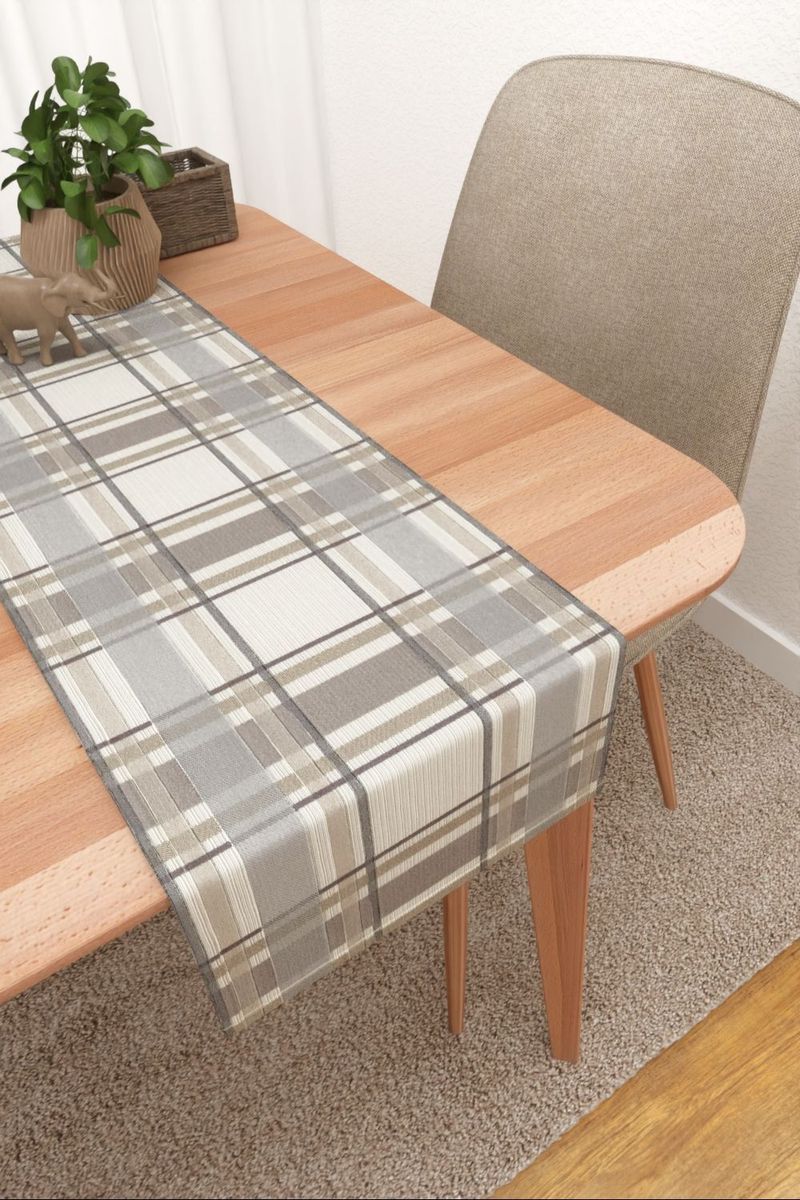 Tischlufer in beige