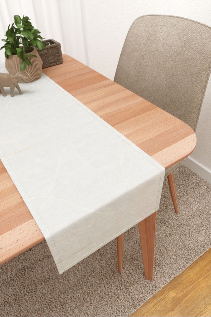Tischlufer in Beige