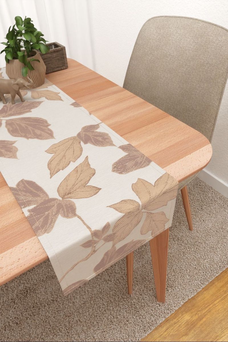 Tischlufer in Beige