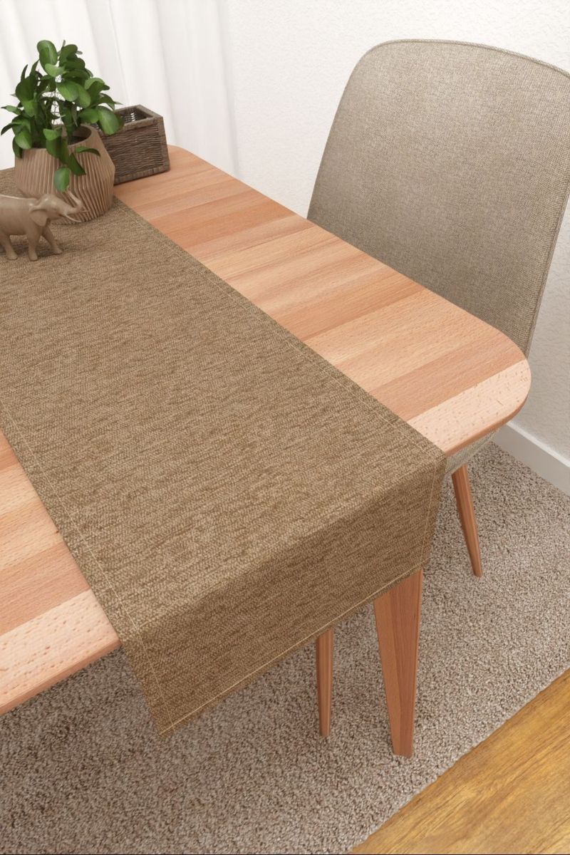 Tischlufer in beige