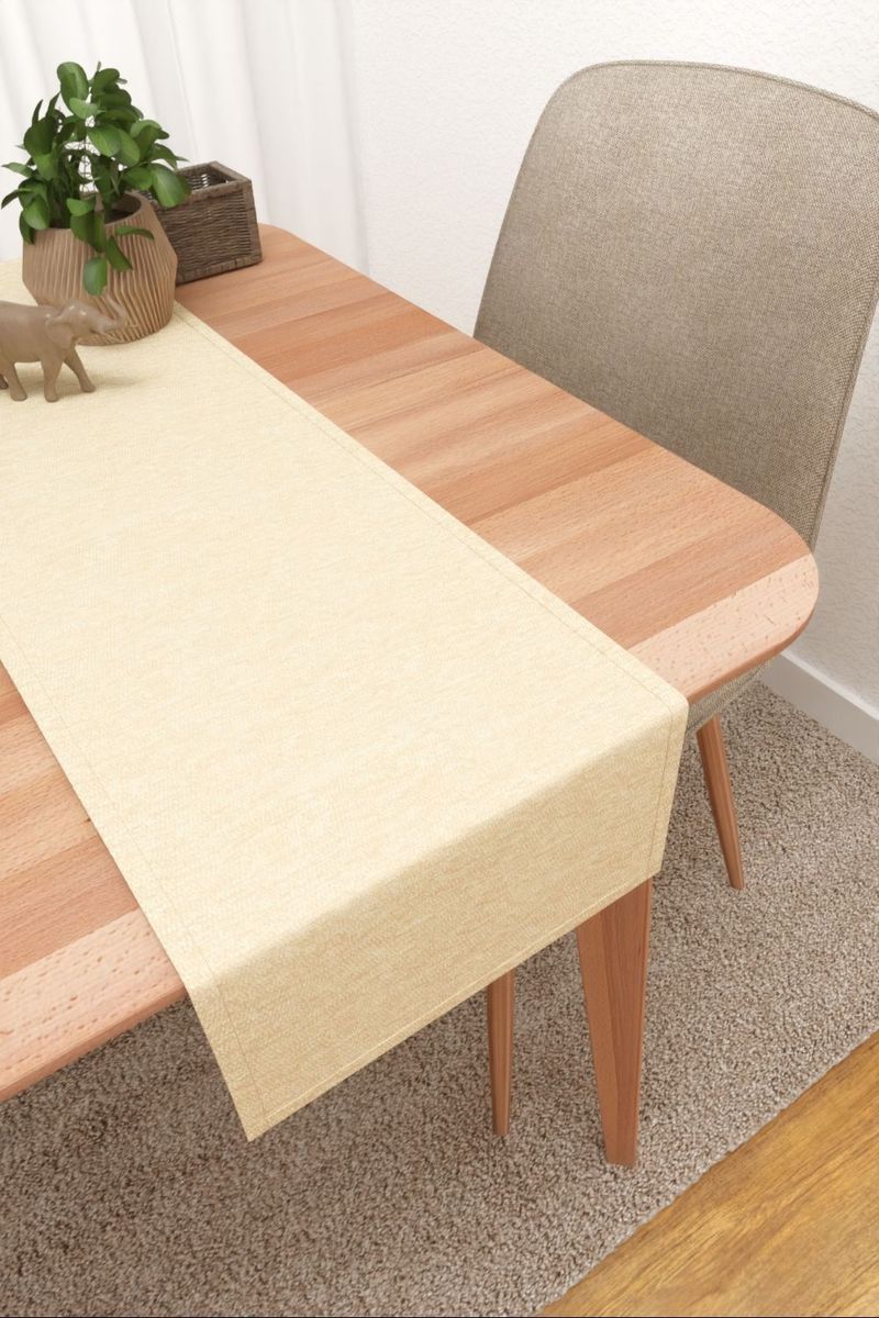 Tischlufer in beige