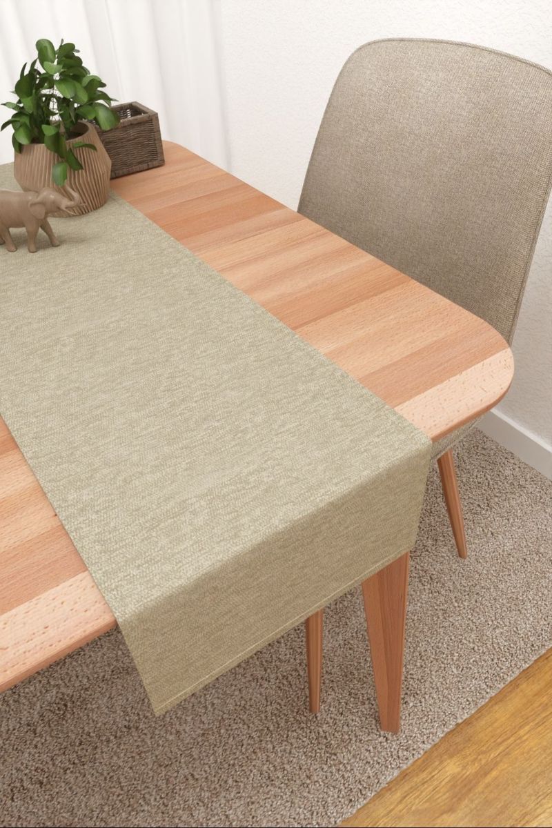 Tischlufer in beige