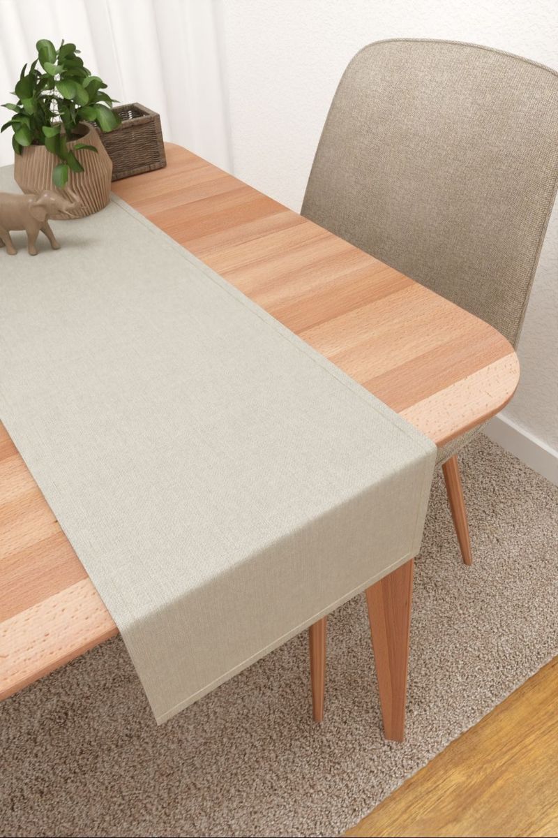 Tischlufer in beige