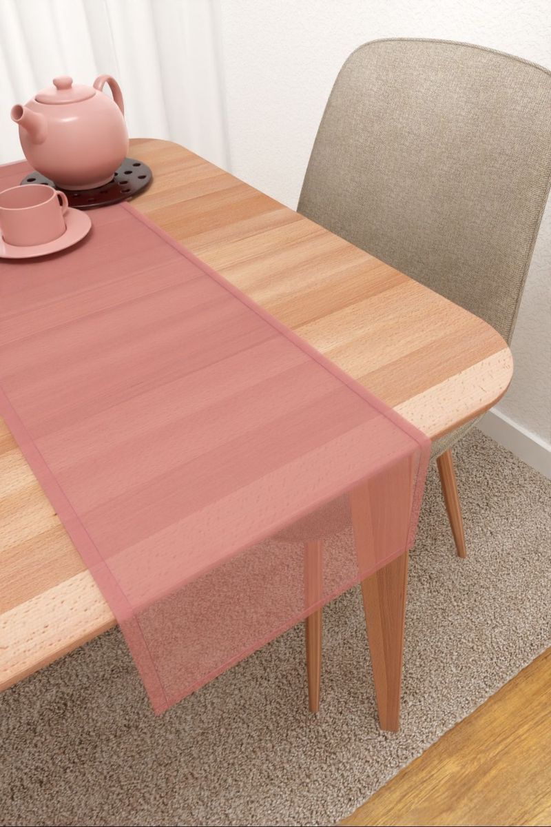 Tischlufer in Rosa