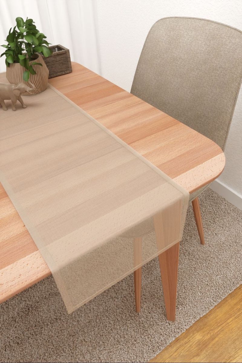Tischlufer in Beige