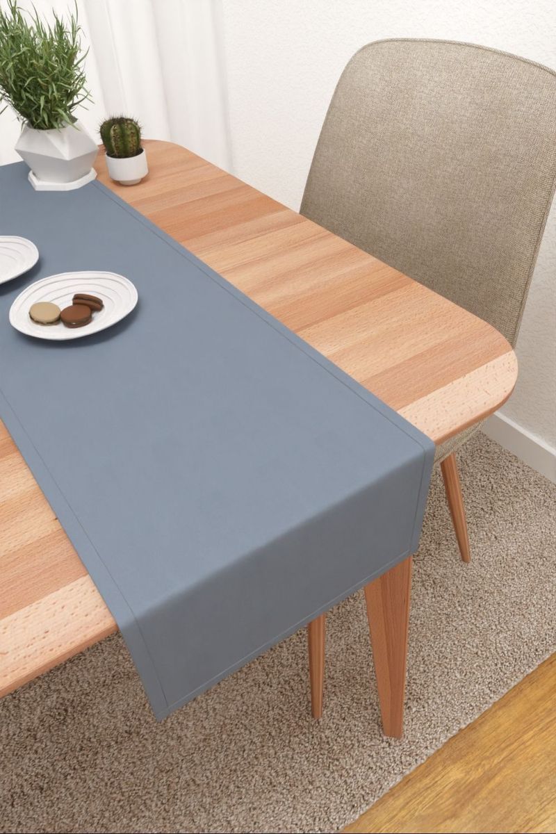 Tischlufer in blau