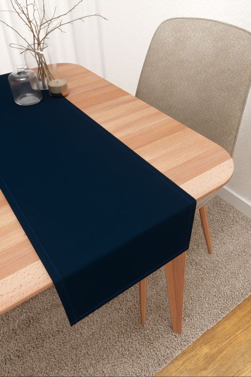 Tischlufer in Blau
