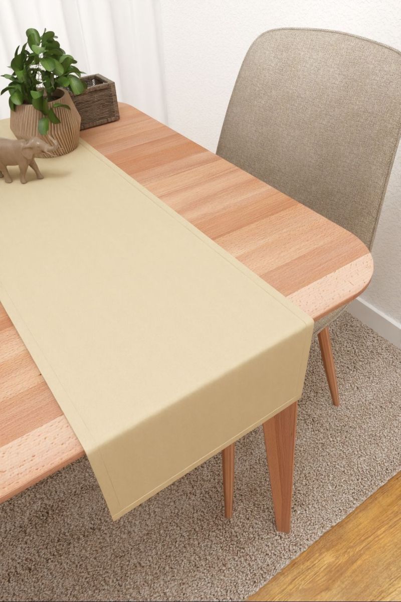 Tischlufer in Beige