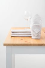 weiß Vorschau Blumig #2M von Lysel - SET Damastservietten weiß