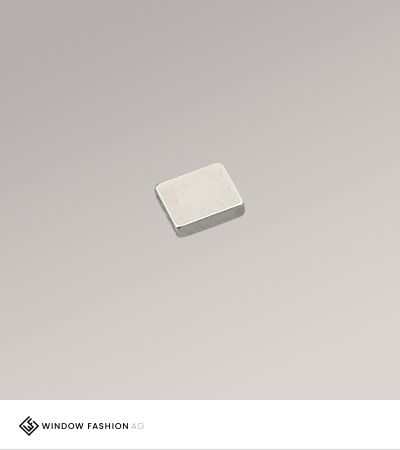 Magnet fr Endkappe  silber