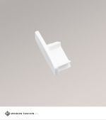 weiß Vorschau Endkappe Unterleiste #1W weiß weiß