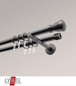 titan Vorschau Lysel - SET Opal 160cm Doppel-Kombiträger offen 2-Lauf mit Endstücke Konus in Weiß #1W titan
