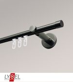 titan Vorschau Lysel - SET Opal Innenlauf 200cm Träger offen mit Endstücke Kappe in Weiß #1W titan