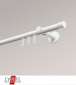 weiß Vorschau Lysel - SET Opal Innenlauf 200cm Träger offen mit Endstücke Kappe in Weiß #1W weiß