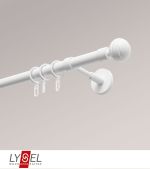 weiß Vorschau Lysel - SET Opal 160cm Träger geschlossen mit Endstücke Kugel in Weiß #1W weiß