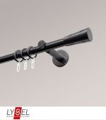 titan Vorschau Lysel - SET Opal 160cm Träger offen mit Endstücke Cone in Edelstahl-Optik #1W titan