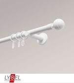 weiß Vorschau Lysel - SET Opal 160cm Träger offen mit Endstücke Kugel in Weiß #1W weiß