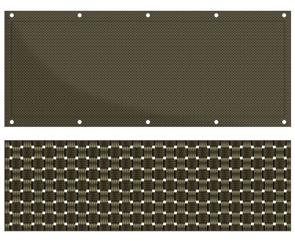 Detailansicht verfügbar. - Hier Klicken! Markise Massanfertigung Balkon Sichtschutz Noble Screen 26-300