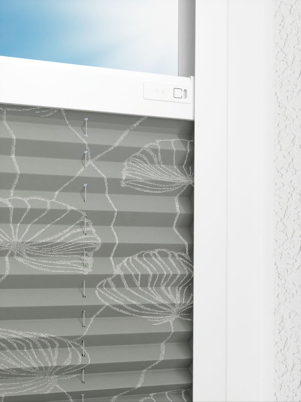 Detailansicht LYSEL HOME Plissee 322A Flora Print