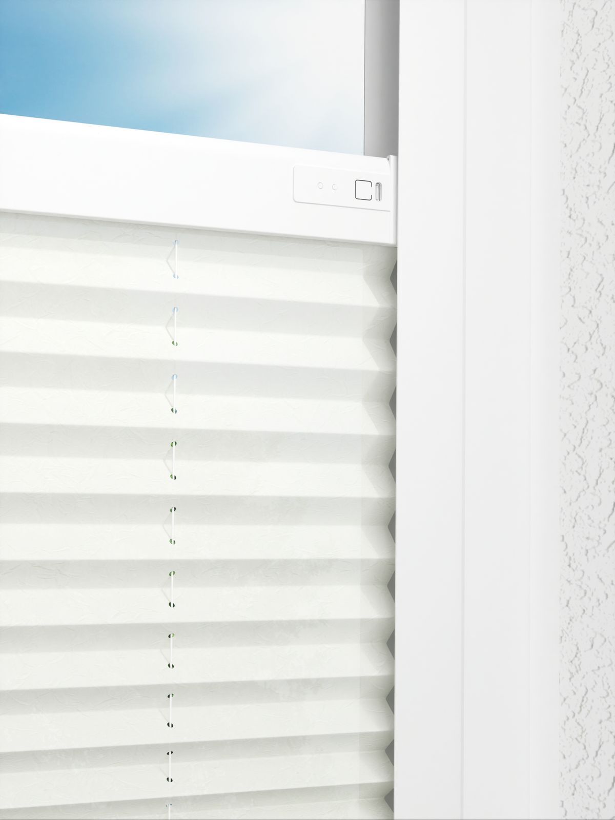 Detailansicht LYSEL HOME Plissee 108A Svea Crush