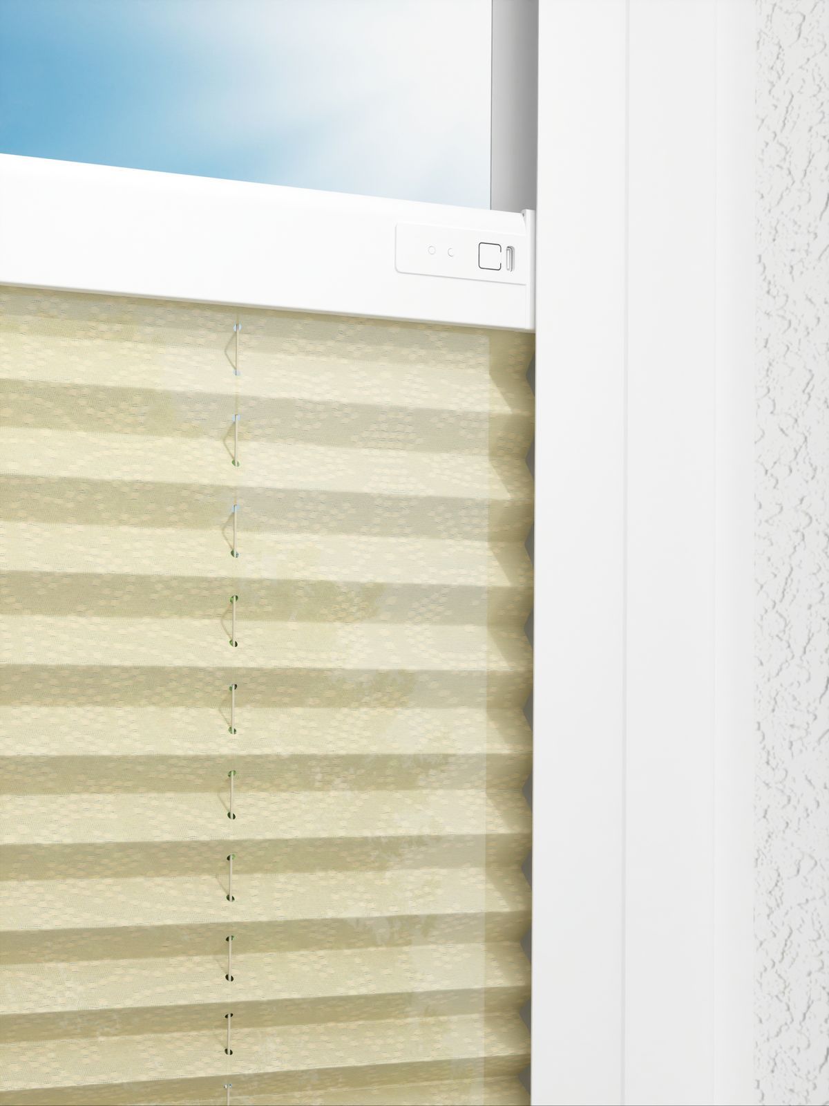 Detailansicht LYSEL HOME Plissee 424A Stitch Pattern
