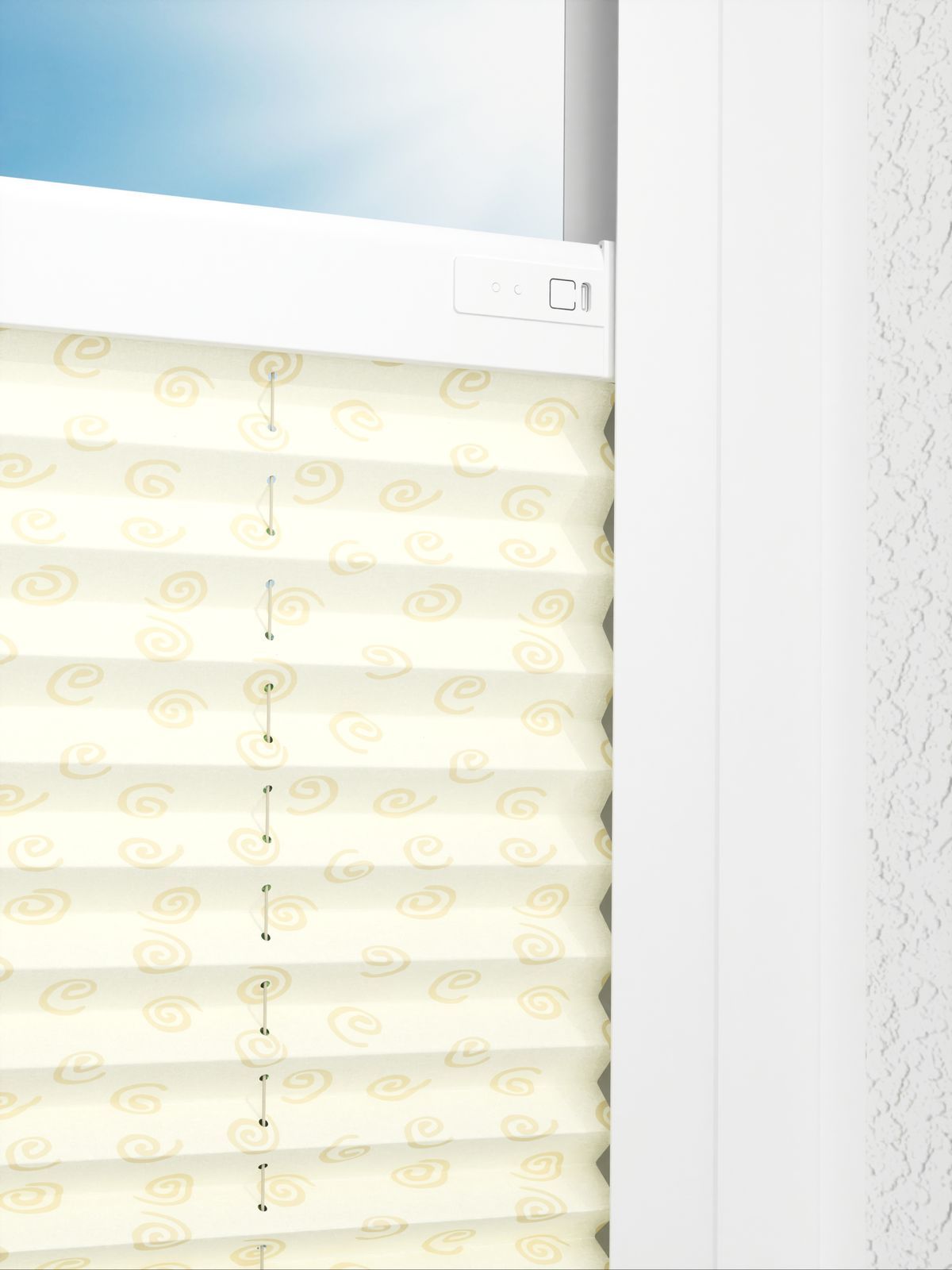 Detailansicht LYSEL HOME Plissee 340A Curls Texture