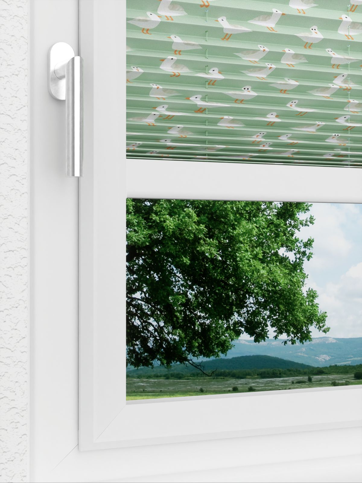 Detailansicht LYSEL HOME Plissee 435A Möwe