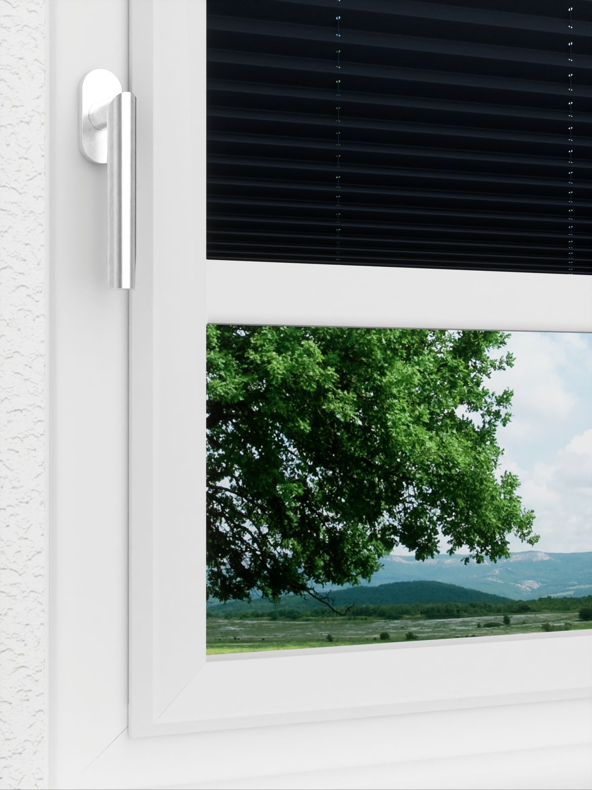 Detailansicht LYSEL HOME Plissee 425A Colourmix
